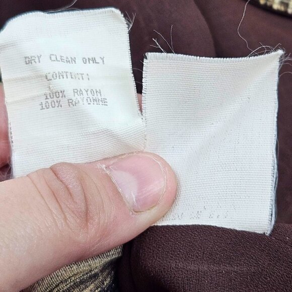 Platinum Dorothy Schoelen Abstract Tank Jacket Set Women's Size P XS Art To Wear - Picture 16 of 16